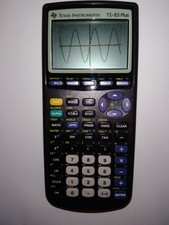 Calcolatrice grafica programmabile Texas Instruments Ti-83Plus con manuale
