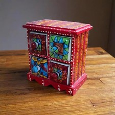 Cassetto in legno, 4 cassetti