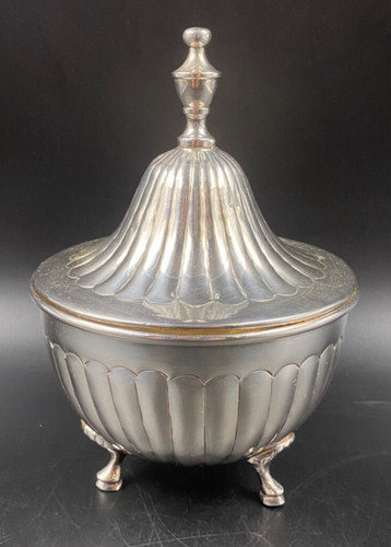 Centro tavola biscottiera vaso