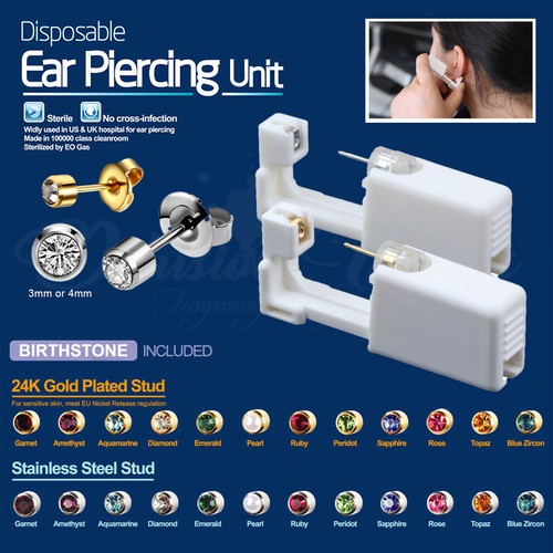 Kit unità piercing orecchio