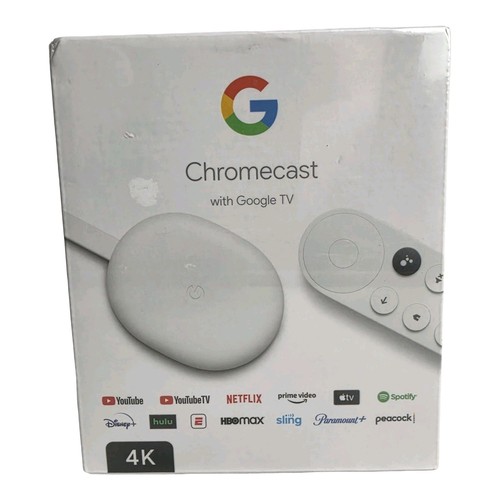 Chromecast con google 4k - tv,