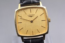 Orologio da uomo quadrato oro