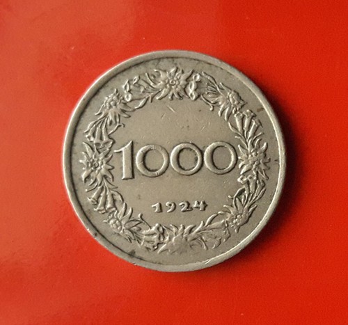 1000 kronen 1924 austria - 1000,