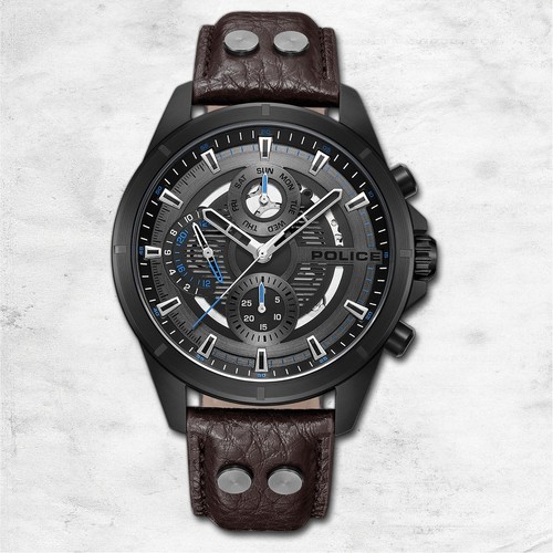Police pelle orologio - police,