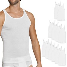 Schiesser Canottiera - Originale Costina Doppia, Giacca Sportiva, O. Arm, 2 4 6