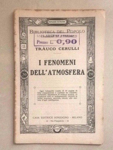 Fenomeni dell atmosfera - i, dell'atmosfera
