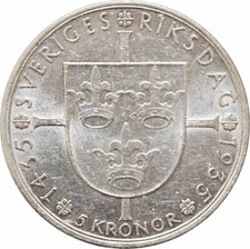 Svezia 5 corone 1935, AU, "500
