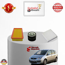 KIT TAGLIANDO 3 FILTRI FORD FOCUS C-MAX 1.8 16V 92KW 125CV DAL  2004 -> 2007