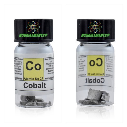Cobalt metal element - metal,,