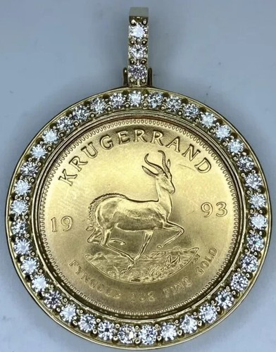 Ciondolo krugerrand diamante - krugerrand,