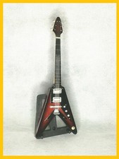 Chitarra in miniatura da collezione miniature mini modellino guitar Flying V