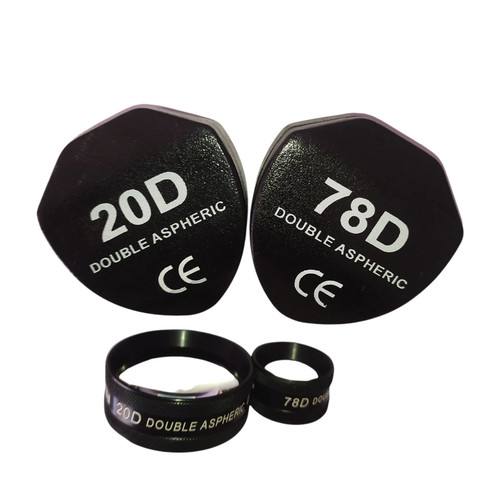 Fundus examination lente 20d - fundus,
