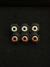 Vestax Replacement RCA - PMC 500 Mixer Jack Block Gold