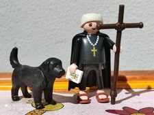 PLAYMOBIL FIGURA FRATE CANE