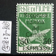 ITALY REGNO FIUME 1920