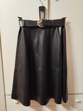 Gonna Nera Lunga Similpelle