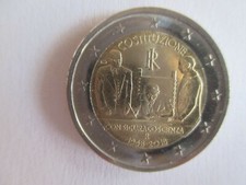 moneta rara euro 2,00 2018