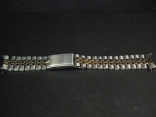 Rarissimo bracciale giubileo Rolex anni 60/70 acciaio 20mm e oro massiccio 14ct
