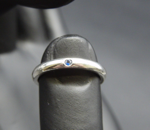 Anello tiffany zaffiro - anello,