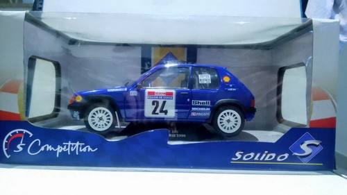 Solido modellino peugeot 205 - modellino,