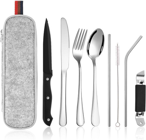Set posate acciaio inox - posate,