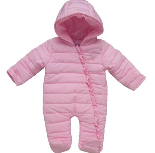 Tuta neve imbottita rosa - imbottita,