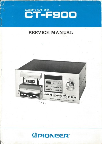 Pioneer f900 sevice manual - pioneer,
