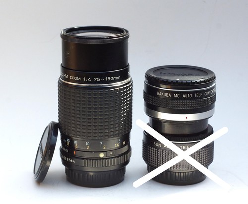 Smc pentax 150mm - f4, +