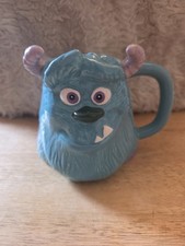 Disney Pixar Sully Character Blue 3D Mug China Tiny Chip On Back Pictured