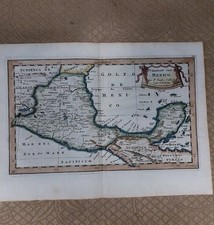 Antica Carta Geografica Mappa