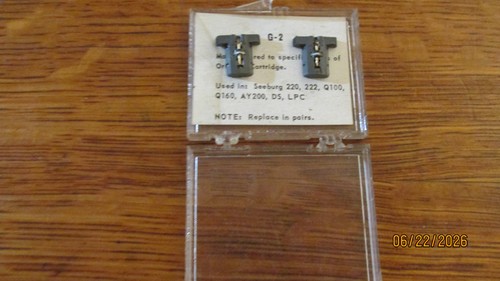 Coppia aghi stereo seeburg - coppia,