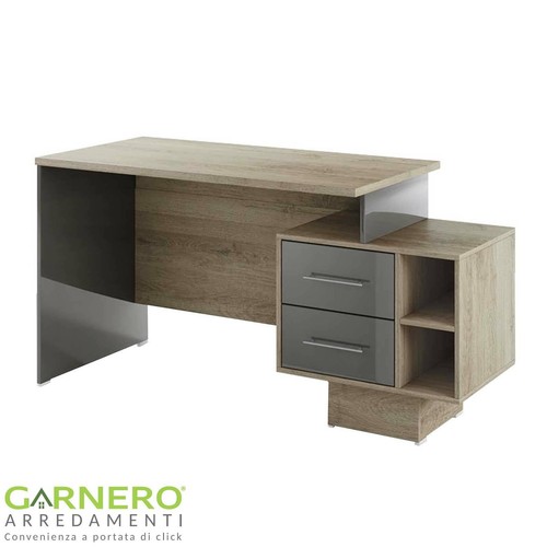 Scrivania cassetti legno