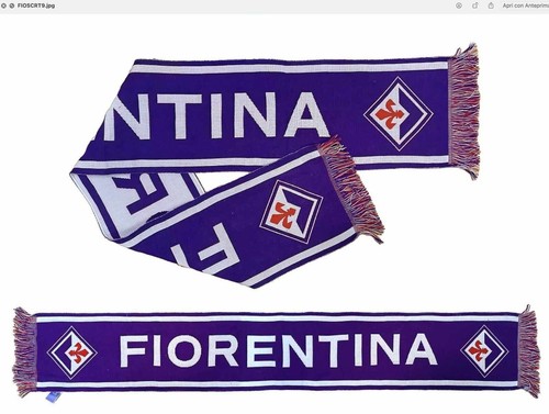 Sciarpa ufficiale fiorentina - sciarpa,