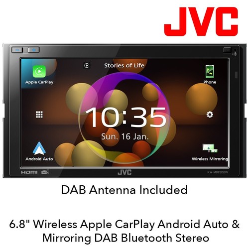 Jvc m875dbw wireless - jvc, kw-m875dbw