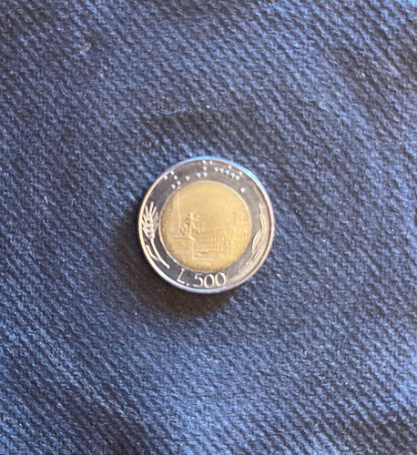 Rarissima moneta 500 lire - , 1989