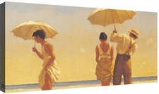Canvashop Quadri moderni Vettriano cm 120x60 Quadro Stampa su tela Mad dogs