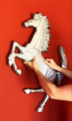 1990 ferrari logo metal - 90,