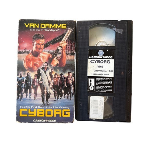 Cyborg vhs jean claude van - cyborg,