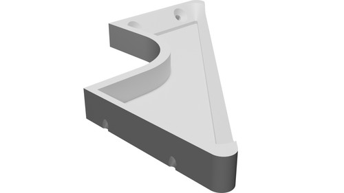 Staffa angolare per mobile - staffa,