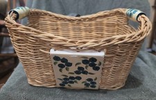 Cesto vintage in vimini e
