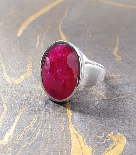 Anello uomo argento - in,