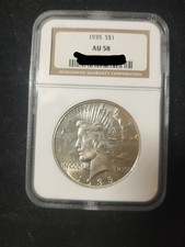 1 DOLLARO Pace 1935 Philadelphia USA AMERICA Silver Coin 