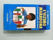 VHS L'ULTIMO MARADONA IL SECONDO SCUDETTO DEL Napoli EL PIBE DE ORO PRIMA STAMP