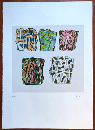 Litografia colori numerata - a,