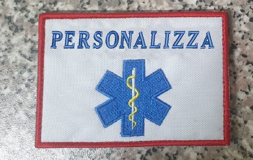 Croce esculapio patch - croce,