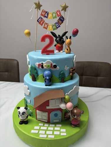 Torta scenografica bing - torta,