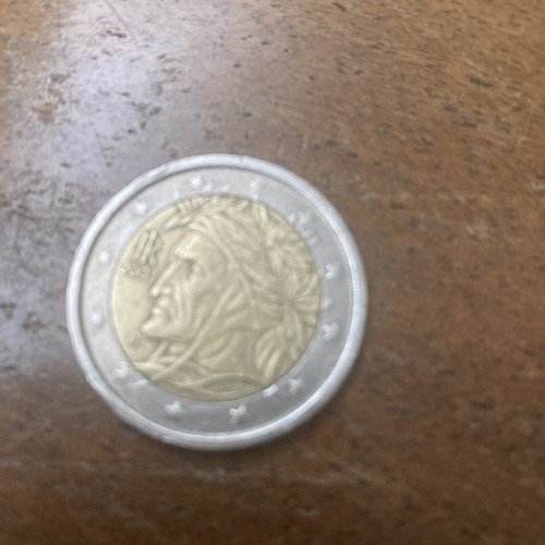 Moneta euro 2002 dante - 2002,