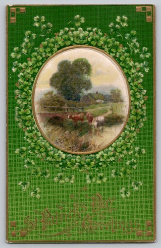 Cartolina epoca ruscello - cartolina, d'epoca