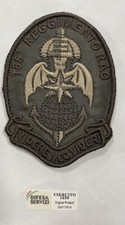PATCH TOPPA RICAMATA MILITARE ACQUISITORI OBIETTIVI - 185° REGGIMENTO RAO