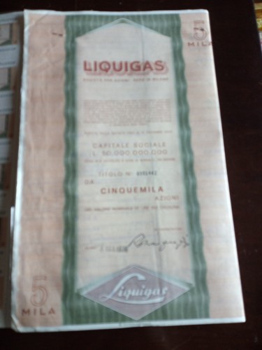Titolo azionario liquigas - azionario,